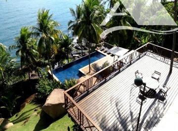 Foto 01 · Casa costeira com praia privativa em Ilhabela - SP 4 suítes, piscina, área gourmet e vista mar espet