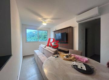 2130b206840bd8d3107808b973d055ab9a867ef5 · Apartamento com 2 dormitórios à venda, 58 m² por R$ 650.000,00 - Marapé - Santos/SP