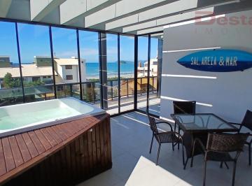 Apartamento · 156m² · 3 Quartos · 3 Vagas · Cobertura na Praia de Palmas - Governador Celso Ramos, SC
