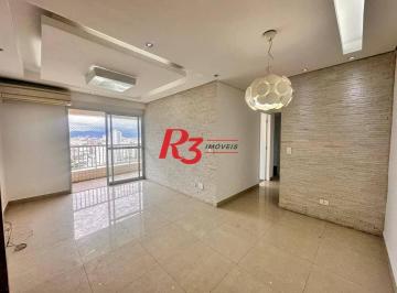 16af73b67784079bd273d2141298945504602516 · Apartamento com 3 dormitórios à venda, 96 m² por R$ 849.000,00 - Encruzilhada - Santos/SP