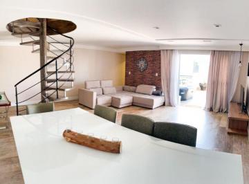 Sala de Jantar e Estar · ** Linda cobertura duplex c/ ampla área de churrasqueira - 3 Vagas **