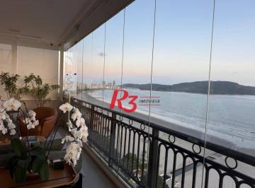 c336a5d1aa876cbfa9aea5bb241decadc0d70e67 · Apartamento com 4 suítes à venda, frente mar por R$ 11.000.000 - Gonzaga - Santos/SP