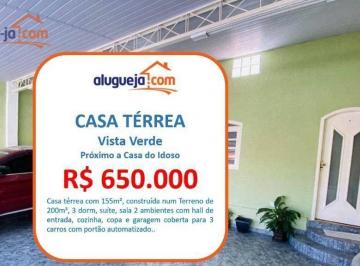 7a8a4431213570bded287258ebe417e372a57ca4 · Casa com 3 dormitórios à venda, 155 m² por R$ 650.000,00 - Cidade Vista Verde - São José dos Campos/