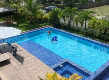 Foto 01 · CASA À VENDA EM GUARAJUBA, PARAÍSO DOS LAGOS R$ 4.900.000,00, DECORADA, PISCINA, ESPAÇO GOURMET, 5 S