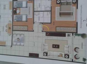 Apartamento · 80m² · 2 Quartos · 1 Vaga · Apartamento com 2 dorms, Vila Mathias, Santos - R$ 460 mil, Cod: 3462