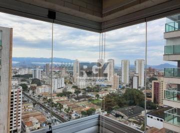 61b85ba6ff90453052f6caa54a74e5531b8e5cdd · Apartamento com 1 dormitório para alugar, 49 m² por R$ 4.100,00/mês - Ponta da Praia - Santos/SP
