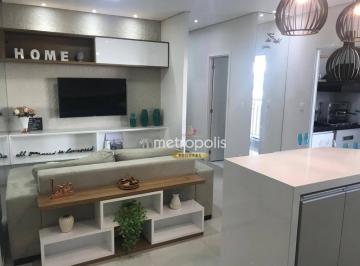 Sala - Decorado · Apartamento à venda, 57 m² por R$ 432.150,00 - Vila Metalúrgica - Santo André/SP
