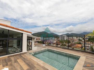 Apartamento · 144m² · 3 Quartos · 1 Vaga · Cobertura com 3 dorms, Centro, Ubatuba - R$ 950 mil, Cod: 1546