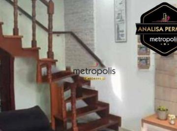 f88b8305960991ef631a425a44fd814fc6429af4 · Sobrado à venda, 286 m² por R$ 750.000,00 - Vila Curuçá - Santo André/SP