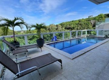 Foto 01 · CASA À VENDA EM ALPHAVILLE II SALVADOR, R$ 4.800.000,00, DECORADA, 5 SUÍTES, PISCINA COM ESPAÇO GOUR