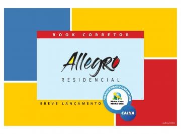 Foto 01 · Breve Lançamento Allegro Residencial, Apartamentos de 39,21m2 a 50m2, 2 Dormitórios, 1 Vaga, Cozinha