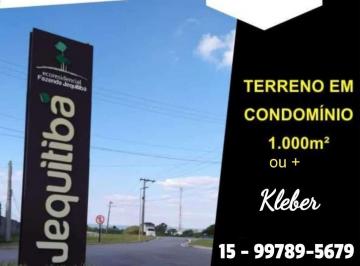 Terreno , Sorocaba · Vendo Terreno no Condomínio Fazenda Jequitibá de 1011m².