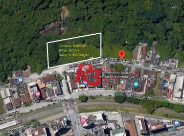 11ee8ae0c957d8ab5f08d0a49e3eaa3f44fa2d45 · Terreno à venda, 5000 m² por R$ 5.350.000 - Itararé - São Vicente -SP