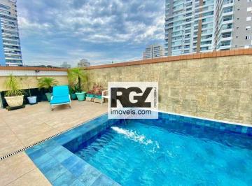 c31ca814b25989de52a0b94a9137edb61edb6a78 · Cobertura com 3 dormitórios à venda, 258 m² por R$ 1.699.000,00 - Gonzaga - Santos/SP