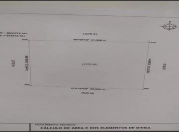 PLANTA DO LOTE · Terreno 853m² prox. Av. das Torres-Cidade Nova/ao lado Ginásio Casemiro de Abreu