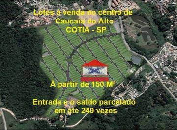 d4f43d42bad5712e801f6c2d47d69e246eb265df · Terreno à venda, 150 m² por R$ 81.540,00 - Centro (Caucaia do Alto) - Cotia/SP