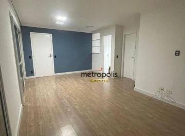 sala · Apartamento com 3 dormitórios para alugar, 114 m² por R$ 5.990,00/mês - Centro - Santo André/SP