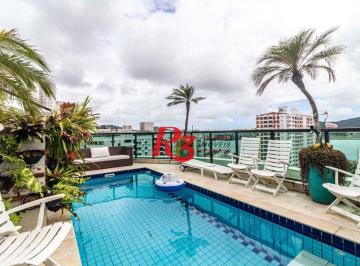 087315654340ebf99746c311382869e2bc73a662 · Cobertura com 6 dormitórios à venda, 600 m² por R$ 3.390.000,00 - Ponta da Praia - Santos/SP