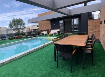 Casa · 320m² · 4 Quartos · 2 Vagas · Sobrado em condomínio fechado mobiliado e decorado piscina aérea com borda infinita