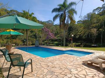 Rural de 5 quartos, Juquitiba · Chácara com piscina aquecida e jogos LT0011