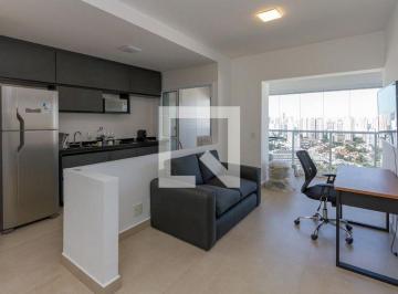 Apartamento · 50m² · 1 Quarto · 1 Vaga · Apartamento para Aluguel - Brooklin, 1 Quarto, 50 m² - São Paulo