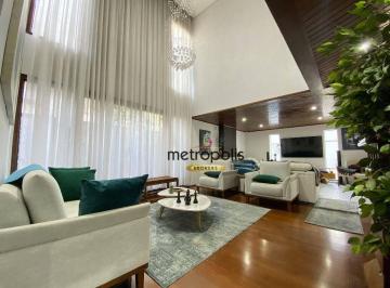 Living · Sobrado com 3 dormitórios à venda, 333 m² por R$ 2.450.000,00 - Jardim São Caetano - São Caetano do 