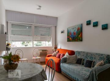 Apartamento · 60m² · 1 Quarto · 1 Vaga · Apartamento para Aluguel - Ponta da Praia, 1 Quarto, 60 m² - Santos