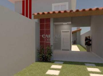 Casa · 70m² · 2 Quartos · 2 Vagas · Casa com 2 dorms, Balneário Jequitibá, Itanhaém - R$ 340 mil, Cod: 353673