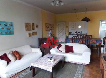 2867f1e6c5f8cca52278385cdf1d070362333836 · Apartamento com 3 dormitórios para alugar, 160 m² por R$ 4.600,00/mês - José Menino - Santos/SP