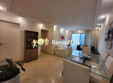 Apartamento · 65m² · 2 Quartos · 1 Vaga · Flat com 2 Quartos para alugar, 65m² - Jardins
