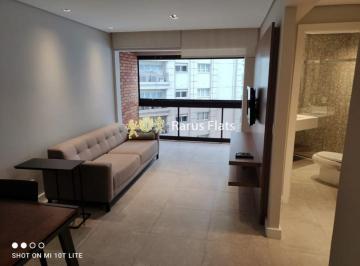 Apartamento · 42m² · 1 Quarto · 1 Vaga · Flat para locação na Vila Nova Conceição - Edifício Contemporâneo