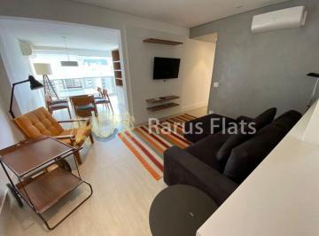 Apartamento · 80m² · 1 Quarto · 1 Vaga · Flat com 1 Quarto para alugar, 80m² - Itaim Bibi
