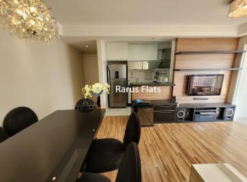 Apartamento · 56m² · 2 Quartos · 1 Vaga · Rarus Flats - Flat para alugar na Bela Vista - Edifício Via Paulista