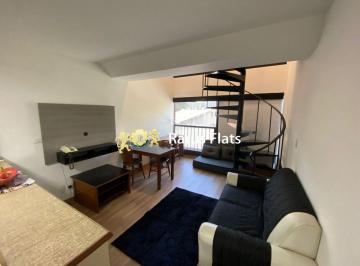 Apartamento · 56m² · 1 Quarto · 1 Vaga · Flat com 1 Quarto para alugar, 56m² - Bela Vista