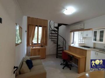Apartamento · 43m² · 1 Quarto · 1 Vaga · Rarus Flats - Flat para locação  - Edifício York Duplex Residence