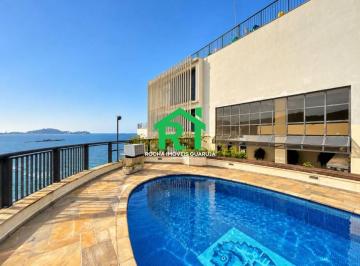 9c0d63c550674bae02075cb62f0826159fb9cb3b · Cobertura frente mar com 4 quartos (4 suítes), 4 vagas e lazer à venda em Jardim Astúrias, Guarujá