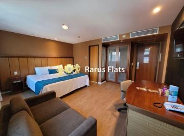 Apartamento · 28m² · 1 Quarto · 1 Vaga · Flat para locação em Moema - Edifício Bourbon Convention Ibirapuera