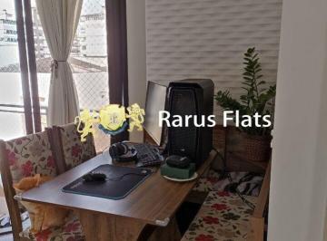 Apartamento · 40m² · 1 Quarto · 1 Vaga · Flat com 1 Quarto para alugar, 40m² - Moema