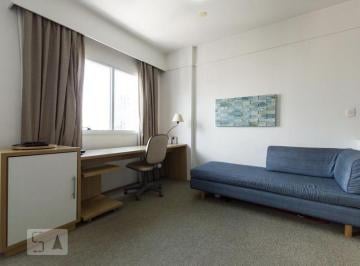 Sobre o imóvel: Luxuoso flat no Edifício Radison, o cartão postal de Alplaville. · Apartamento para Aluguel - Alphaville, 1 Quarto, 31 m² - Barueri