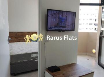 Apartamento · 37m² · 1 Quarto · 1 Vaga · Rarus Flats - Flat para alugar - Edifício Moema Studium