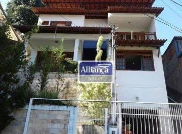fachada da casa · Casa com 3 dormitórios, 1 suíte, 2 vagas de garagem à venda, 191 m² por R$ 530.000 - Fonseca - Niter