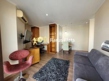 Apartamento · 52m² · 2 Quartos · 1 Vaga · Flat com 2 dormitórios para alugar na Vila Olímpia - Edifício Quality Alvorada