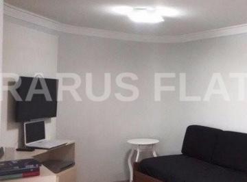 Apartamento · 48m² · 1 Quarto · 1 Vaga · Flat para locação no Brooklin - Edifício Park Way