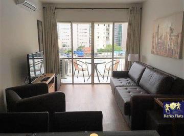 Apartamento · 65m² · 2 Quartos · 1 Vaga · Flat para locação no Itaim Bibi - Edifício Saint James - Cód. WLD09907