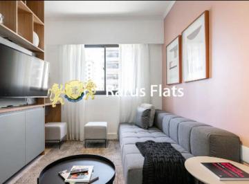 Apartamento · 57m² · 2 Quartos · 2 Vagas · Flat com 2 Quartos à venda, 57m² - Itaim Bibi