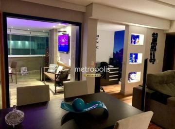 04496abf309227155aa885528ebec6409a7a24f8 · Apartamento à venda, 126 m² por R$ 1.490.000,00 - Vila Scarpelli - Santo André/SP