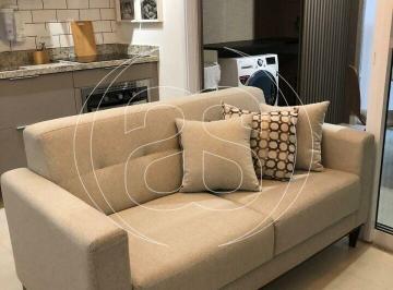 Apartamento · 35m² · 1 Quarto · 1 Vaga · APARTAMENTO SEMI MOBILIADO PARA VENDA COM VARANDA ENVIDRAÇADA - CAMPO BELO