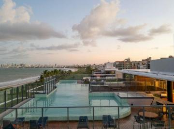 Apartamento de 1 quarto, Cabedelo · REF: AP010 - Flat à Venda, Cabedelo, Intermares, 1 quarto, Beira Mar, Pé na Areia