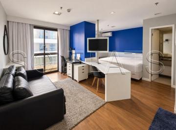 Apartamento · 33m² · 1 Quarto · 1 Vaga · Flat mobiliado à venda na Vila Mariana 33m² com vaga na Rua Vergueiro