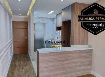 Cozinha integrada · Apartamento à venda, 65 m² por R$ 680.000,00 - Campestre - Santo André/SP